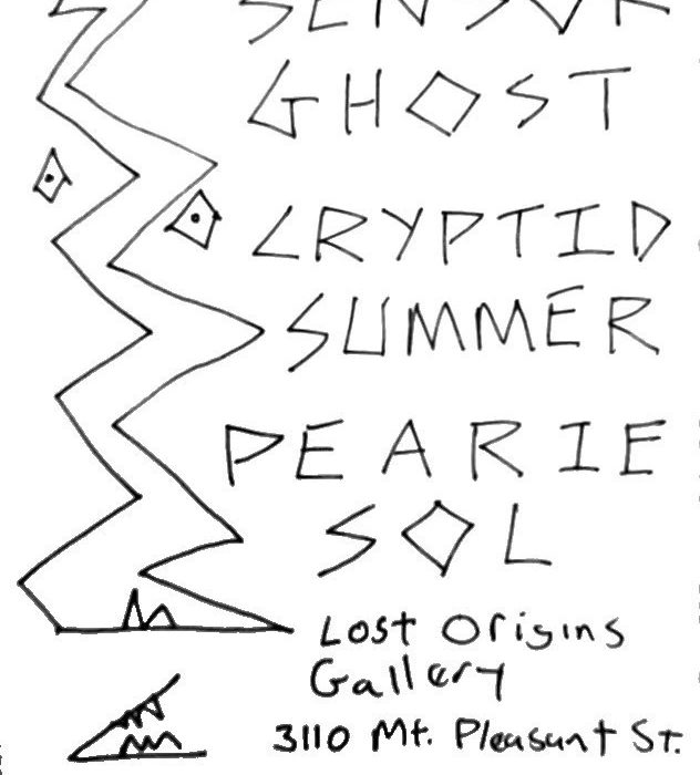 Sensor Ghost, Cryptid Summer, pearie sol